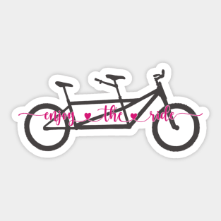 Enjoy the ride - mountain bike Sticker